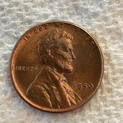 1959 (no Mint Mark) Penny
