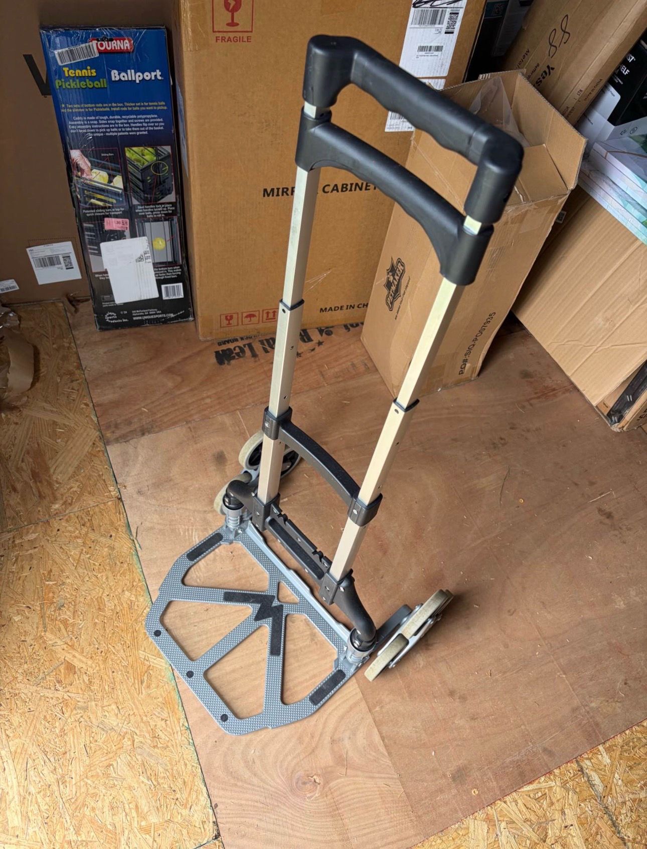 Heavy Duty 6-Wheel Stair Climbing Cart 300lb Folding Hand Truck – Lexington Pickup