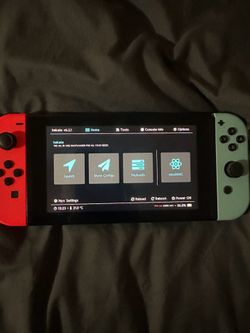 Nintendo switch with games installed and more