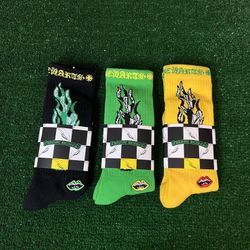Chrome socks