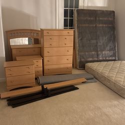 Bedroom Set With Box Spring And Mattress