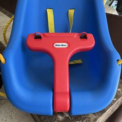 Little Tikes 2-in-1 Snug 'n Secure Blue Swing