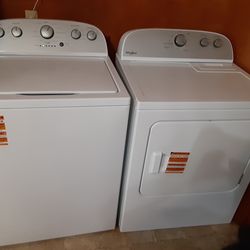 Washer and dryer set