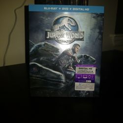 Jurassic World Blu-ray, DVD, Digital HD 