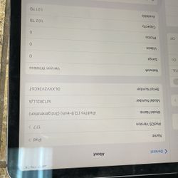 IPAD PRO 12.9” 3rd GEN