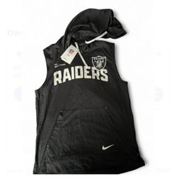 Nike NFL Las Vegas Raiders Sleeveless Hoodie T-shirt