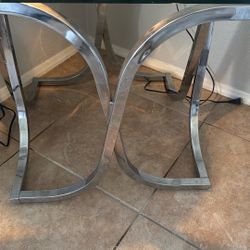 Glass End Table