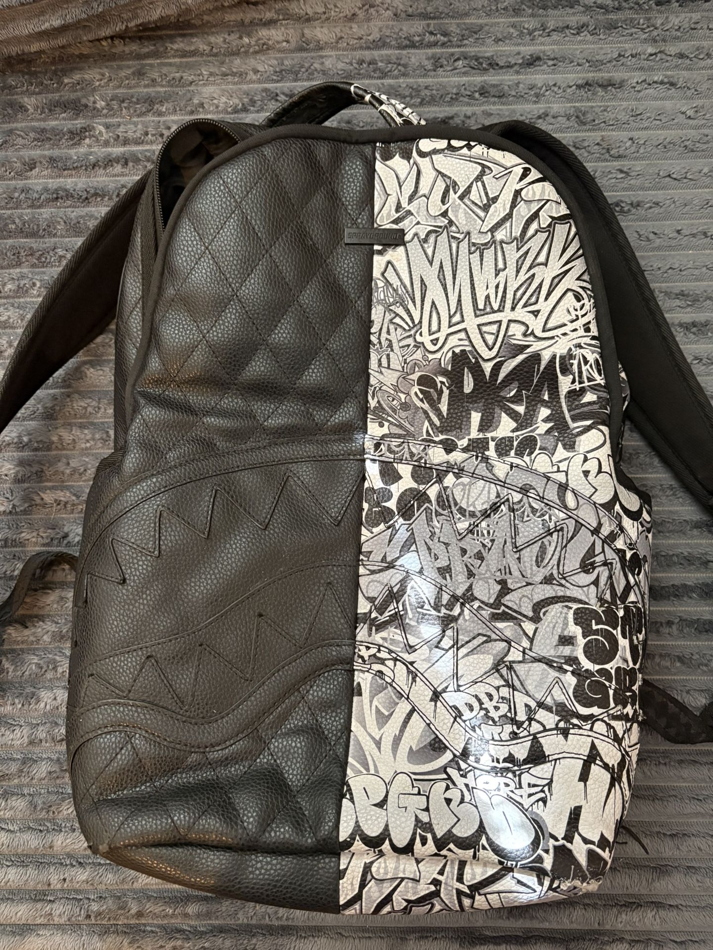 Sprayground Black White Graffiti