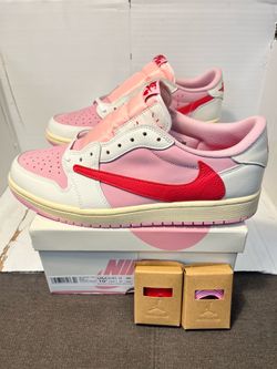 Nike Jordan 1 Low Travis Tropical Pink Men’s Shoe Size 10.5