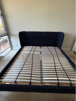 IKEA King Size Navy Bed Frame