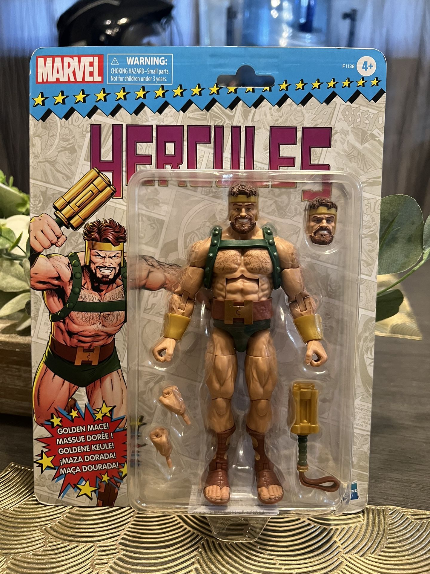 2021 HASBRO MARVEL LEGENDS 6" RETRO SERIES HERCULES ACTION FIGURE MOC NEW Sealed