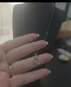 Bella cadena de oro 10k