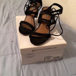 Steve Madden black heels 