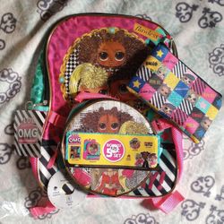 LOL Backpack 5 Piece