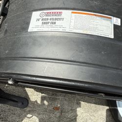 High velocity shop fan