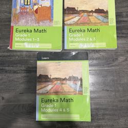 Eureka Math Workbooks 1st Grade $15 All Bc Writing In Them (pencil) 