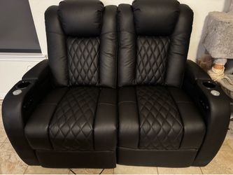 Weilianda Home Theater Chairs (Loveseat)