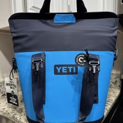   Brand New YETI Hopper M15 Cooler - Blue - $150