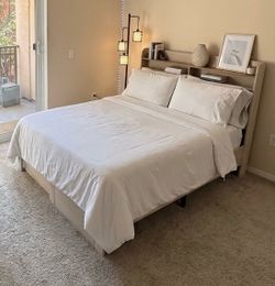 Full-size mattress and bedframe