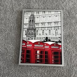 London Phone Booth Framed Canvas 