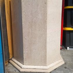 450lb Marble Table Stand w/ 5' 3/4" Glass Table