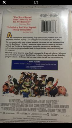 Toy Story Beauty and the Beast Little Mermaid VHS