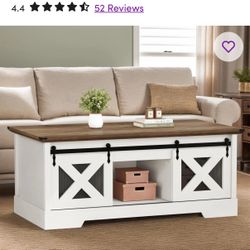 Lift-Top Center Table