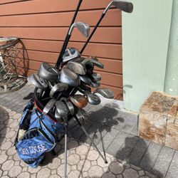 Grey Goose Golf Bag And Clubs In Good Condition $120 Firm On Price