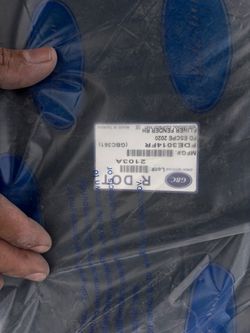 Ford Escape 2020 Right Fender Liner