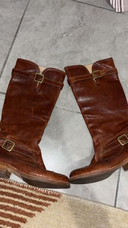 Coach leather Whitley boots