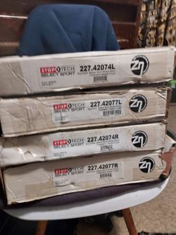 Complete set of StopTec Select sport brake rotors