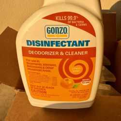 Gonzo Disinfectant Deodorizer and Cleaner Pack Of 6