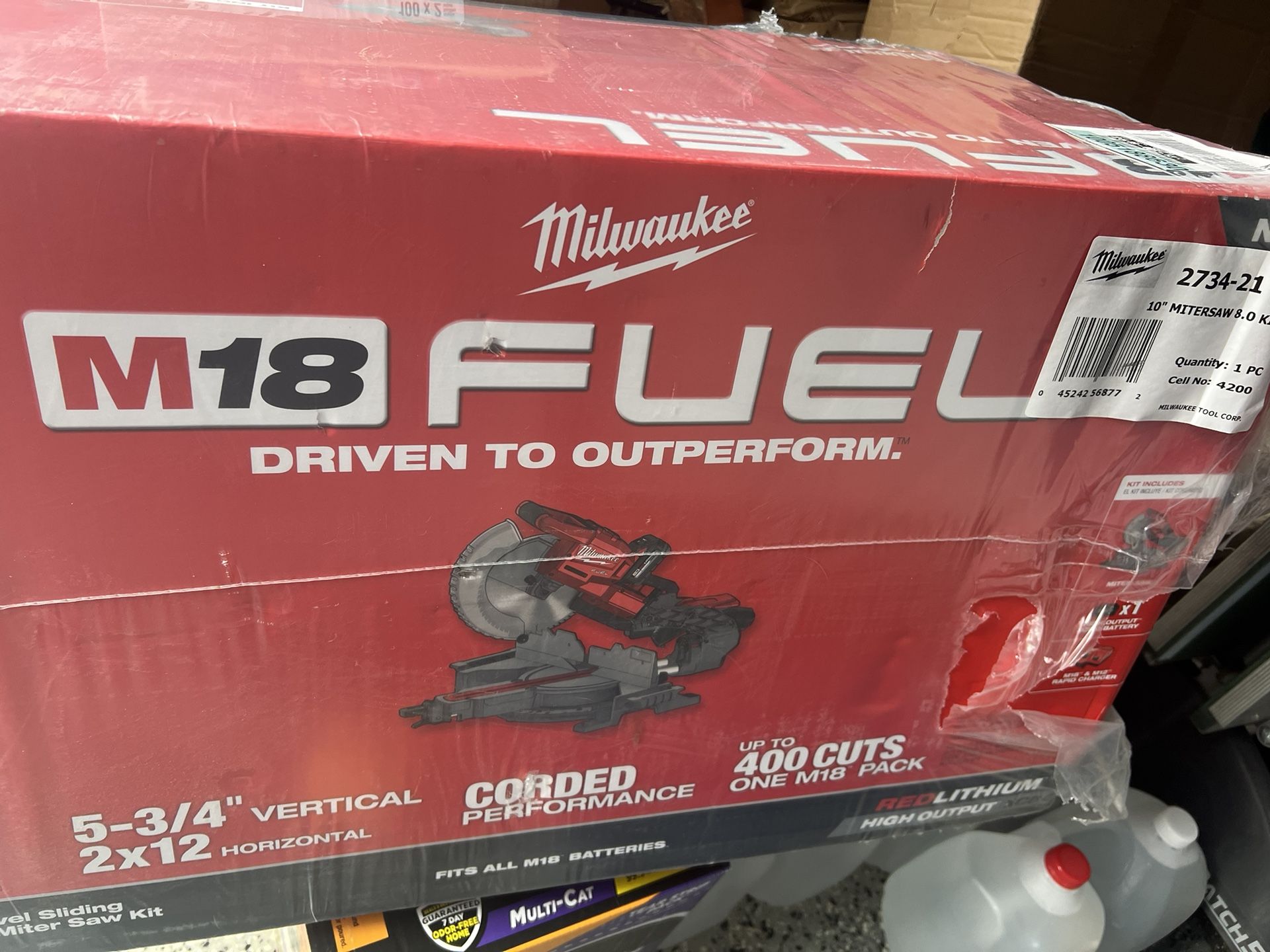 Milwaukee 10inch Miter saw With Battery