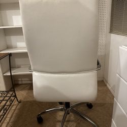 White Leather Chair