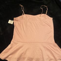 Nude Pink Top Size L