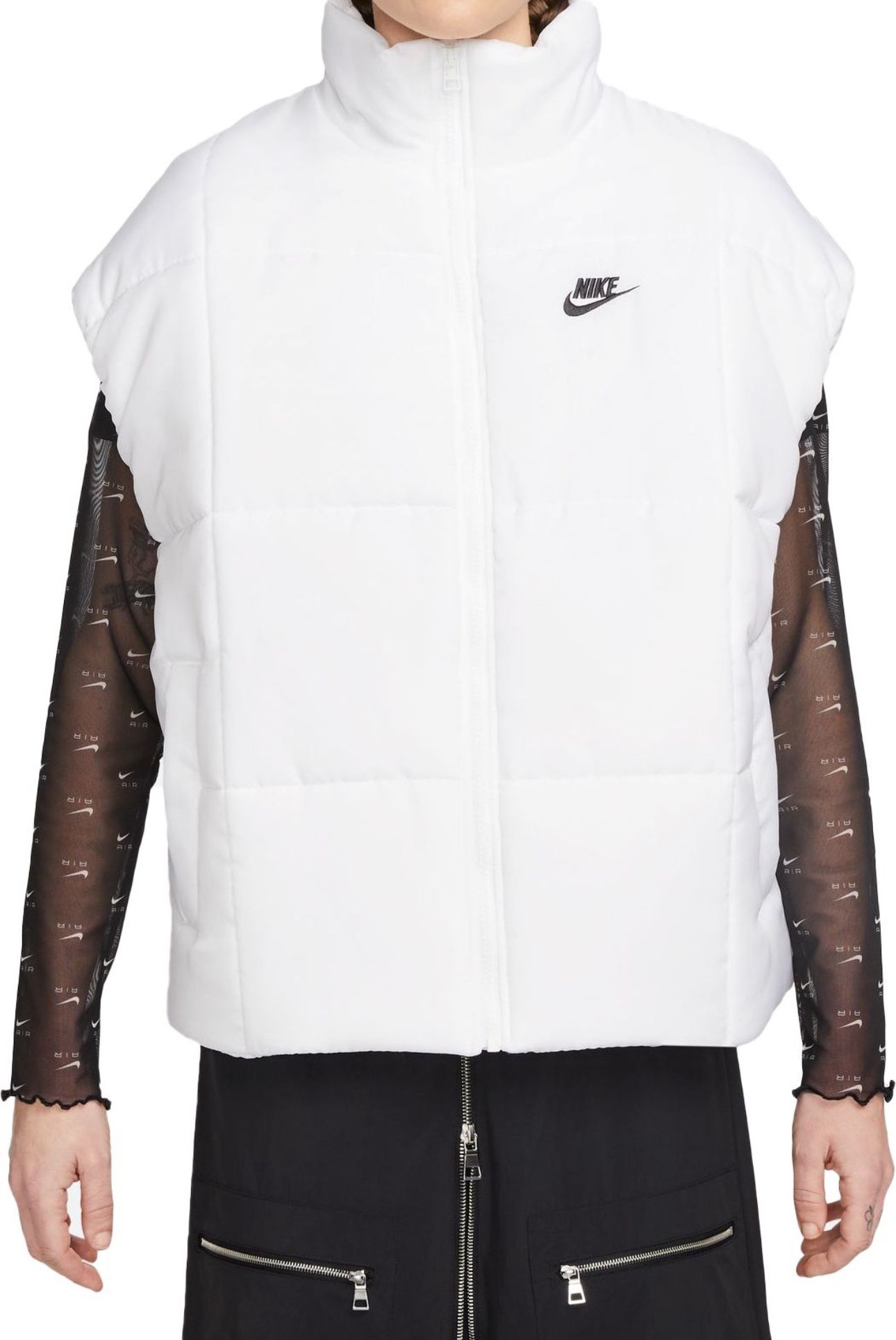 Nike Women Sportswear Classic Puffer Therma-FIT Loose Vest With Tag, Size S