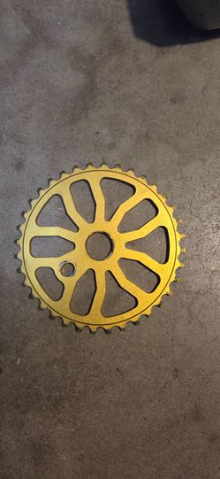 Gold sprocket