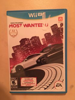 Nintendo Wii U need for speed most wanted