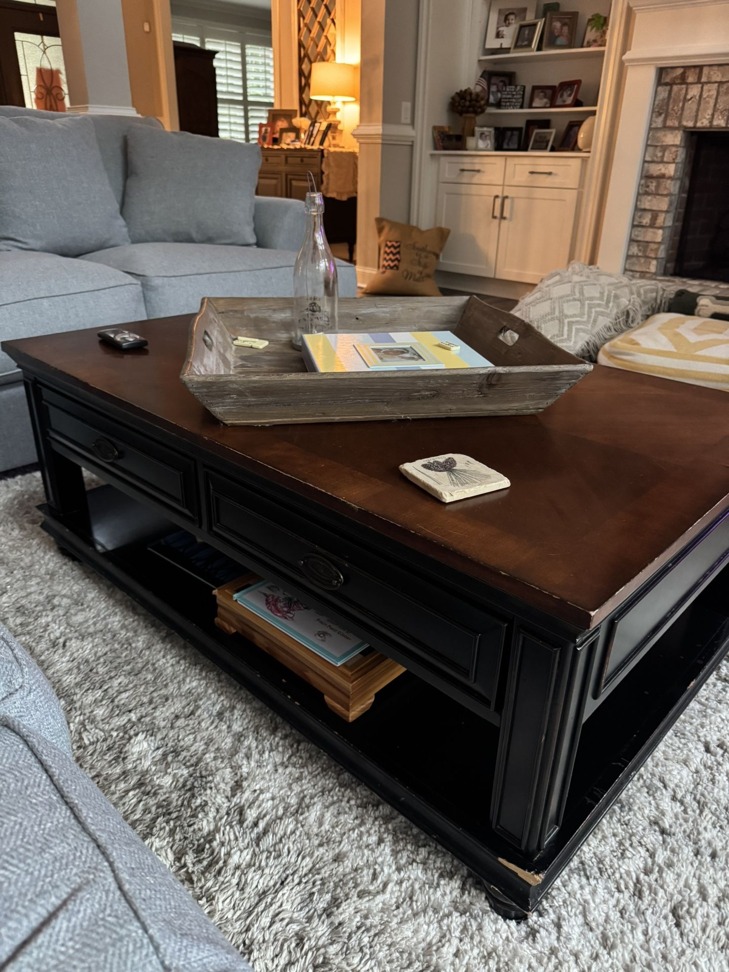 Coffee Table Hardwood Top 50”x30”