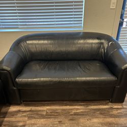 Small-mid Size Leather Sofa