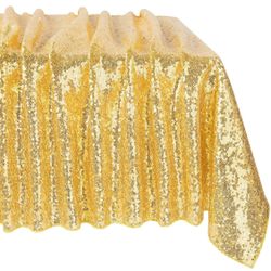 Gold Tablecloth Rectangle 60x102