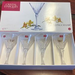 Cristal D’Arques Paris Martini Glasses