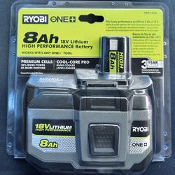 Ryobi 18V Lithium Battery 