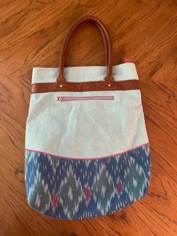 Heavy Duty Bee Gee Handicrafts Tote Bag from India in Excellent Condition