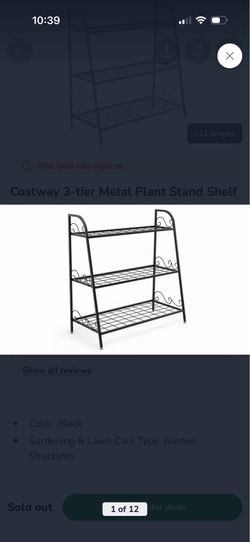 Metal Outdoor Plant Stand