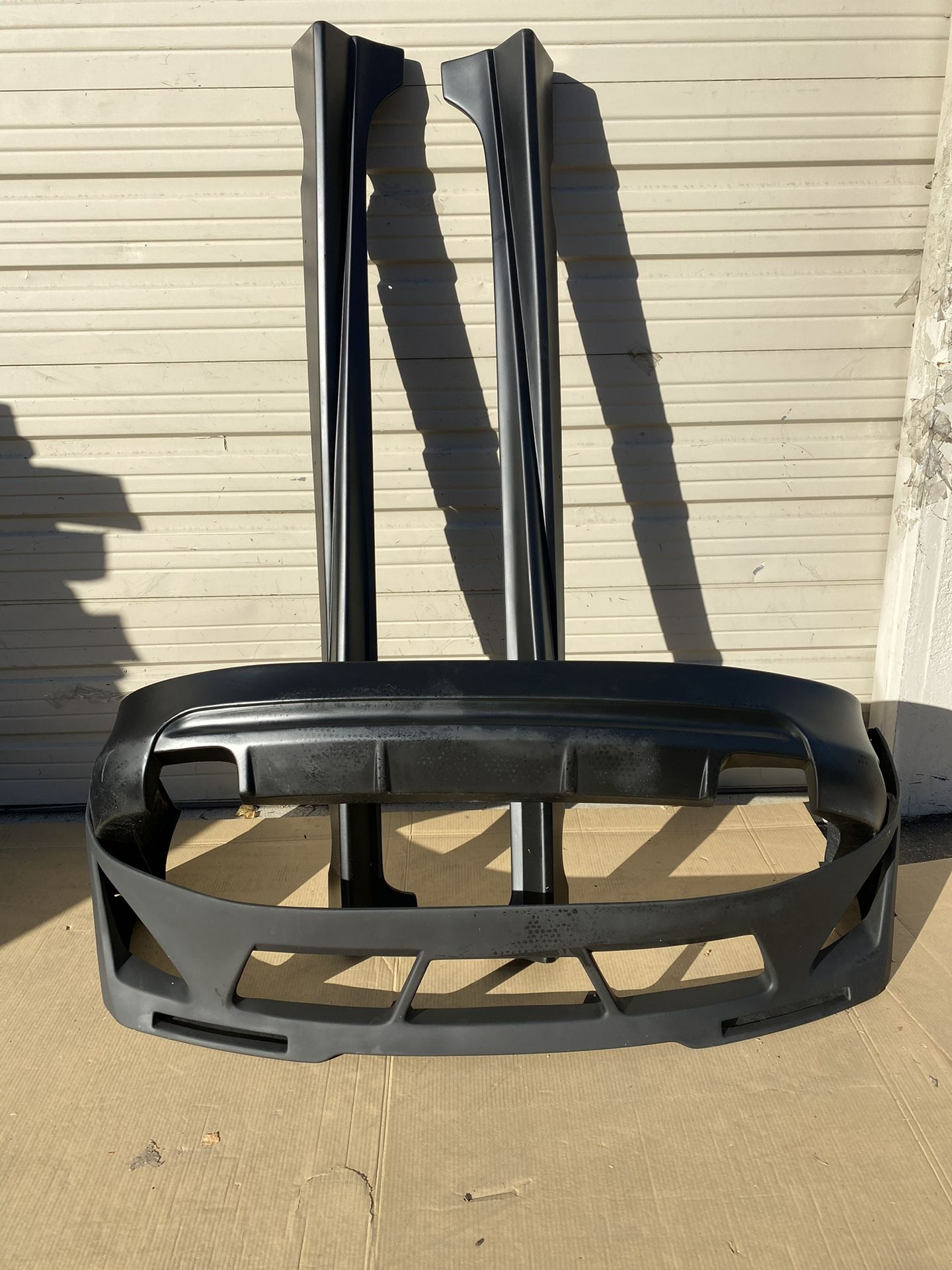 2012 - 2014 Toyota Camry Duraflex Racer Body Kit (Rear Bumper Lip & Skirts) Part # 109404 Bumper Body Kit