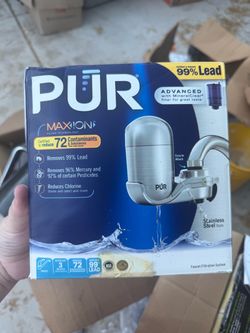 PUR Advanced Faucet Water Filter System – Stainless Steel Style – MineralClear Maxion Technology