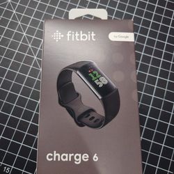 Fitbit Charge 6 Fitness Tracker with Box and Extra Bands
