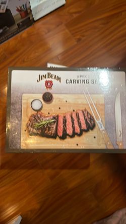 Jim Beam 8 Piece Carving Set - Brand New
