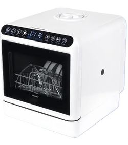 Tabletop dishwasher Portable Small fully automatic dishwasher with four wash modes plus drying and sterilizing modes